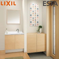 ���ʉ��ϑ� �G�X�^ �Ԍ�750mm LIXIL ���N�V�� [esta03] �{�E����́E�R���|���������^�C�v �N���G�y�[��(�����F) 4�g���z�� ���[�J�[����