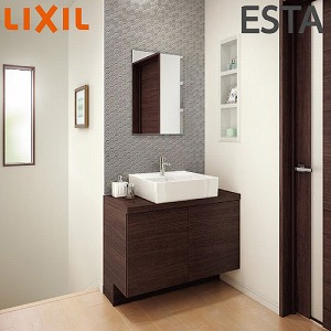 ���ʉ��ϑ� �G�X�^ �Ԍ�900mm LIXIL ���N�V�� [esta04] �x�b�Z���E�R���|�^�C�v �N���G�_�[�N(�������F) 4�g���z�� ���[�J�[����