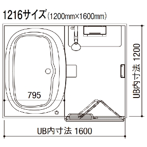 �V�X�e���o�X���[�� ���m�r�IV RENOBIOV F�^�C�v 1216�T�C�Y ���N�V�� [renobiovf1216] �}���V�������t�H�[���p LIXIL ���[�J�[����