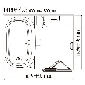 �V�X�e���o�X���[�� ���m�r�IV RENOBIOV B�^�C�v 1418�T�C�Y ���N�V�� [renobiovb1418] �}���V�������t�H�[���p LIXIL ���[�J�[����