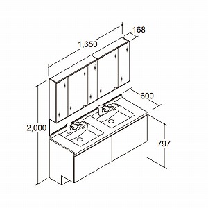 ���ʉ��ϑ� LUMISIS ���~�V�X �{�E����̃^�C�v �L�����@(�ǊԐ��@)�Ԍ�1650mm ���N�V�� LIXIL [lumisis01] 5�ʋ� �Z�b�g�v���� 4�g���Ԕz�� ���[�J�[����