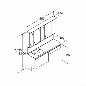 ���ʉ��ϑ� LUMISIS ���~�V�X �{�E����̃^�C�v �Ԍ�1650mm ���N�V�� LIXIL [lumisis02] 5�ʋ� �Z�b�g�v���� 4�g���Ԕz�� ���[�J�[����