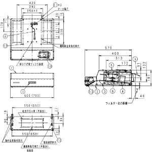 �y�����o�ׁz��`�����W�t�[�h 60cm�� �^�[�{�t�@�� �p�i�\�j�b�N Panasonic [FY-60HF5] �p�_�N�g�ڑ��`