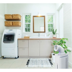 �X�|�b�g�G�A�R�� �ǂ��ł��G�A�R�� �z���C�g [YNMC-5E(W)] �╗ ����  �ړ����X�|�b�g�N�[���[ ��29.5�~���s29.5�~����44cm ���A�T�v���C���X