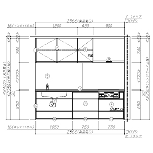 �֐��G���A���菤�i �V�X�e���L�b�`�� Treasia �g���[�V�A �^�J���X�^���_�[�h [treasiai06] I�^ W2550mm ���M�@�킠�� �l���嗝��  ���[�J�[����