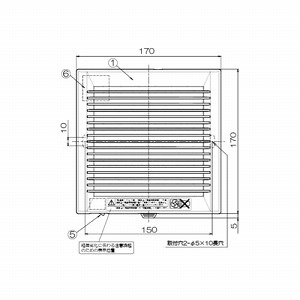 �p�C�v�p�t�@�� �����r�C�p �啗�� �p�C�v�a��100 AC100V [PFS2-100AH1] �{�̃X�C�b�`�t �i�q�p�l�� �z���C�g ���{�Y�� ���[�J�[����