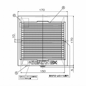 �p�C�v�p�t�@�� �����r�C�p �t�B���^�[�t�� �p�C�v�a��100 AC100V [PFS2-100AF] �{�̃X�C�b�`�t �i�q�p�l�� �z���C�g ���{�Y�� ���[�J�[����
