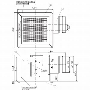 �V��p���C�� �~�j�L�b�`���p �p�C�v�a��150 �J�����@270mm�p AC100V [TM-270N] �V���b�R�t�@�� �t�B���^�[�p�l�� �z���C�g ���{�Y�� ���[�J�[����