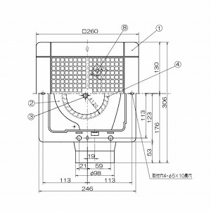 �V��p���C�� �p�C�v�a��100 �J�����@205�`215mm�p AC100V [TK-205NS] �V���b�R�t�@�� �i�q�p�l�� �z���C�g ���{�Y�� ���[�J�[����