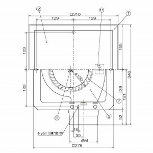 �V��p���C�� �p�C�v�a��100 �J�����@240mm�p AC100V [TK-240DX] �V���b�R�t�@�� �C���e���A�p�l�� �z���C�g ���{�Y�� ���[�J�[����