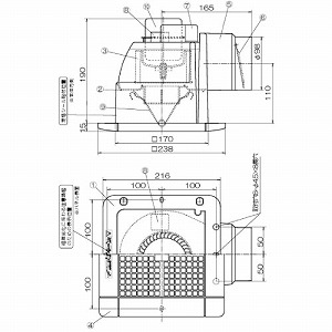 �V��p���C�� �p�C�v�a��100 �J�����@175mm�p AC100V [TK-180NLS] �V���b�R�t�@�� �i�q�p�l�� �z���C�g ���ʐؑ֋��� ���{�Y�� ���[�J�[����
