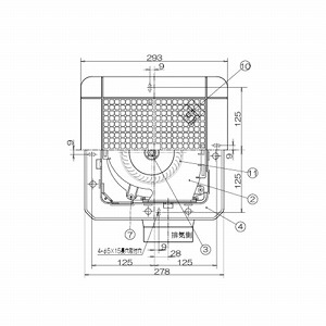 �V��p���C�� �p�C�v�a��100 �J�����@225�`240mm�p AC100V [TK-225R1L1] 1�����C �V���b�R�t�@�� �i�q�p�l�� �z���C�g ���{�Y�� ���[�J�[����