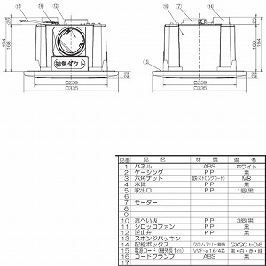 �V��p���C�� �ᕗ�� �p�C�v�a��100 �J��260�`280mm�p AC100V [TK-265R1L1] 1�����C �V���b�R�t�@�� ���i�q�p�l�� �z���C�g ���{�Y�� ���[�J�[����