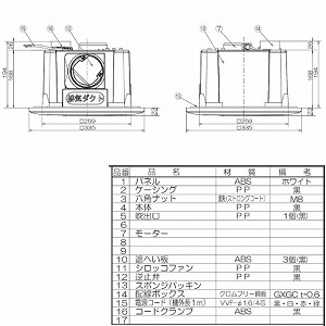 �V��p���C�� �啗�� �p�C�v�a��100 �J��260�`280mm�p AC100V [TK-265R1L2] 1�����C �V���b�R�t�@�� ���i�q�p�l�� �z���C�g ���{�Y�� ���[�J�[����