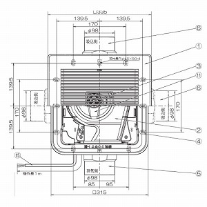 �V��p���C�� �p�C�v�a��100 �J��260�`280mm�p AC100V [TK-265R2L] 2���������C �V���b�R�t�@�� ���i�q�p�l�� �z���C�g ���{�Y�� ���[�J�[����