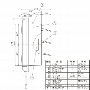 �䏊�E��ʊ��C�� �t�B���^�[�t�� �A�����V���b�^�[ �H���a25cm AC100V [FF-250] �����Ђ��X�C�b�`�t ���{�Y�� ���[�J�[����