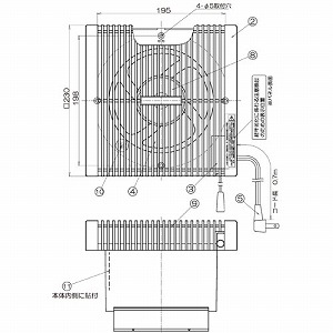 ���ԗp���C�� �A�����V���b�^�[ AC100V [TS-150W] �����Ђ��X�C�b�`�t ���{�Y�� ���[�J�[����