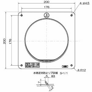 ���C�X���[�u �X�΃p�C�v�X���[�u ��150 �S��148mm [PSFP-150-148] �t�����W�t ���H�t���h�~���u�t ���{�Y�� ���[�J�[����