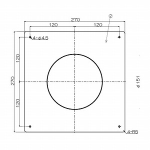 ���C�X���[�u �s�R�p�C�v�X���[�u ��150 �����W�t�[�h�p �S��186mm [PSFK-150D-186] �g�ݗ��Ď��t�����W�t �|�� ���{�Y�� ���[�J�[����