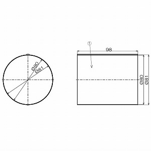 ���C�X���[�u �X�΃p�C�v�p�����p�C�v ��75 �S��98mm [PSLP-75-98] PSFP-75-132/PSFP-75-148�p �|�� ���{�Y�� ���[�J�[����