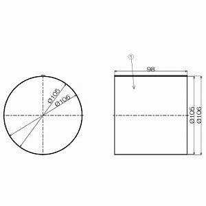 ���C�X���[�u �X�΃p�C�v�p�����p�C�v ��100 �S��98mm [PSLP-100-98] PSFP-100-132/PSFP-100-148�p �|�� ���{�Y�� ���[�J�[����