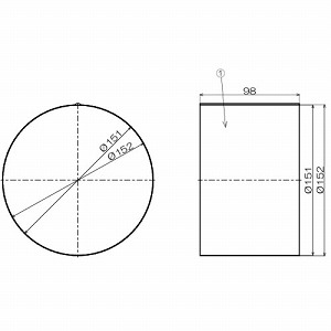 ���C�X���[�u �s�R�p�C�v�p�����p�C�v ��150 �S��98mm [PSLK-150-98] PSFK-150-132/PSFK-150-148/ PSFK-150D-186�p �|�� ���{�Y�� ���[�J�[����