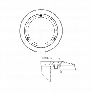 ���C��p �X���[�u�L���b�v ��75 �X�e�����X�� [SCS-75G] �G�A�R���L���b�v �����p ���{�Y�� ���[�J�[����