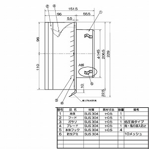 �p�`�p�C�v�t�[�h ���C��p ��150 ���؂��/�h���A�~�t [GFP-150M-W] �z���C�g �X�e�����X�� �O���΍��i ���{�Y�� ���[�J�[����
