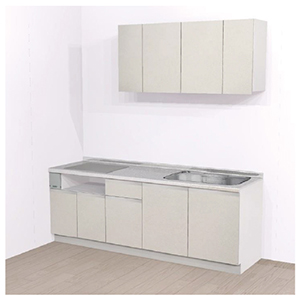�V�X�e���L�b�`�� �N���[�g �J���� ��A �n�E�X�e�b�N [crute225ahi] �Ԍ�2250mm