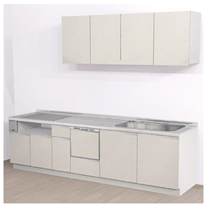 �V�X�e���L�b�`�� �N���[�g �J���� ��B �H��@���� �n�E�X�e�b�N [crute255bhisyo] �Ԍ�2550mm