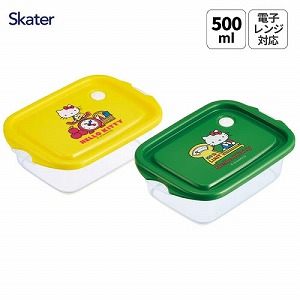 �V�[���{�b�N�XM �t�[�h�R���e�i 500ml 2�Z�b�g �X�P�[�^�[ Skater [4973307511318] �n���[�L�e�B �T�����I FCN2W �H�i�ۑ� ���ٓ� �����`�{�b�N�X