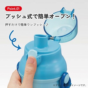 �v���X�`�b�N�����^�b�`�{�g�� 480ml �X�P�[�^�[ Skater [4973307732980] �h�������� PSB5SAN ���� ������ �H��@�Ή� �V�����_�[�x���g�t