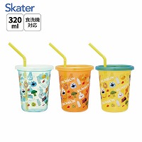 �X�g���[�t�^���u���[ 320ml 3�� �X�P�[�^�[ Skater [4973307728006] �p�y�b�g�X���X�� SIH3ST �W�t�� �v���X�`�b�N�R�b�v ���W���[ �A�E�g�h�A �p�[�e�B�[