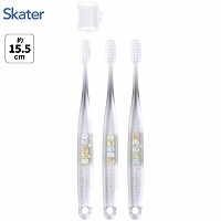�N���A���u���V 3�{�Z�b�g ���� ��155mm �X�P�[�^�[ Skater [4973307734458] ���݂��R���炵 TBCR6T �R���p�N�g�w�b�h 1�L���b�v�t ������������