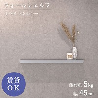 �E�H�[���V�F���t �΍p�s���d�l W450mm �z���C�g�V���o�[ [XZN002Q6] D120�~H40 �ω׏d5kg 9.5mm�ȏ�΍p�{�[�h�ɑΉ� �A�����^�b�N�X ALMETAX ���[�J�[����